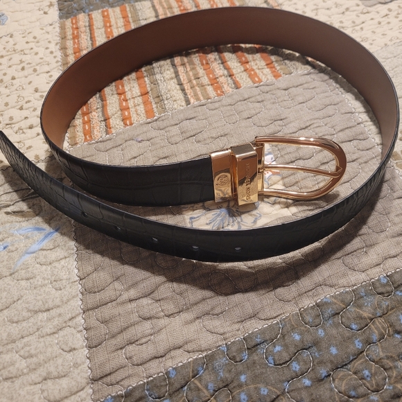 Michael Kors woman leather black belt - Picture 2 of 7